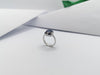 SJ1290 - Blue Sapphire with Diamond Ring Set in 18 Karat White Gold Settings