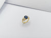 JR13322Z - Blue Sapphire & Diamond Ring Set in 18 Karat Gold Settings