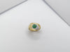 JRB8566 - Cabochon Emerald & Diamond Serpent Ring Set in 18 Karat Gold Setting
