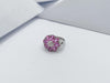 SJ1291 - Pink Sapphire with Diamond Ring Set in 18 Karat White Gold Settings