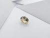 SJ1176 - Blue Sapphire with Diamond Ring Set in 18 Karat Gold Settings