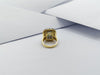 SJ1166 - Aquamarine with Blue Sapphire and Diamond Ring Set in 18 Karat Gold Settings