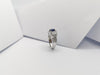SJ1212 - Blue Sapphire with Diamond Ring Set in 18 Karat White Gold Settings
