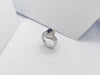 SJ1166 - Blue Sapphire with Diamond Ring Set in Platinum 900 Settings