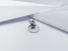 JRB4027 - Tahitian South Sea Pearl & Diamond Ring Set in 18 Karat White Gold Setting
