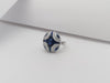 SJ6091 - Blue Sapphire with Diamond Ring Set in 18 Karat White Gold Settings