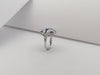 SJ6091 - Blue Sapphire with Diamond Ring Set in 18 Karat White Gold Settings