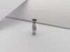 SJ1177 - Emerald with Diamond Ring Set in Platinum 950 Settings