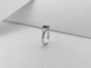 JR1154T - Emerald & Diamond Ring Set in 18 Karat White Gold Setting