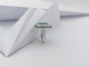 SJ1400 - Emerald with Diamond Ring Set in 18 Karat White Gold Settings