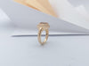 SJ1326 - Imperial Topaz with Brown Diamond Ring Set in 18 Karat Rose Gold Settings