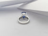 SJ1232 - GIA Certified 7cts Ceylon Blue Sapphire with Diamond Ring Set in Platinum