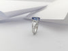 SJ1232 - GIA Certified 7cts Ceylon Blue Sapphire with Diamond Ring Set in Platinum