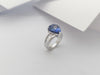 SJ1232 - GIA Certified 7cts Ceylon Blue Sapphire with Diamond Ring Set in Platinum