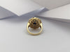 SJ1286 - GIA Certified Unheated 5 Cts Blue Sapphire with Diamond Ring in 18 Karat Gold