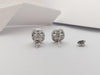 SJ6379 - Diamond Earrings set in 18 Karat White Gold Settings
