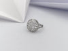 SJ2885 - Diamond Ring Set in 18 Karat White Gold Settings