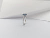 SJ2893 - Blue Sapphire with Ruby and Diamond Ring Set in 18 Karat White Gold Settings