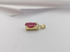 SJ2886 - Ruby with Diamond Pendant Set in 18 Karat Gold Settings