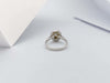 SJ2805 - Diamond and Yellow Diamond Ring Set in 18 Karat White Gold Settings