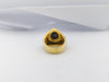 SJ2067 - Blue Star Sapphire with Diamond Ring Set in 18 Karat Gold Settings
