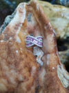 SJ3109 - Pink Sapphire with Diamond Ring Set in 18 Karat White Gold Settings