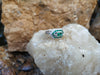 SJ3111 - Emerald with Diamond Ring Set in 18 Karat White Gold Settings