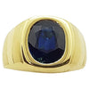 SJ1137 - Blue Sapphire Ring Set in 18 Karat Gold Settings