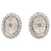 SJ1397 - Diamond Earrings Set in 18 Karat White Gold Settings