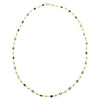 SJ2727 - Blue Sapphire Necklace Set in 18 Karat Gold Settings