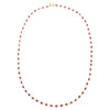SJ2728 - Ruby Necklace Set in 18 Karat Gold Settings