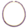 SJ1314 - Amethyst Necklace Set in 18 Karat Gold Settings