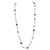 SJ1271 - South Sea Pearl Necklace Set in 18 Karat White Gold Settings