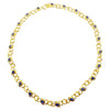 SJ1174 - Blue Sapphire with Diamond Necklace Set in 18 Karat Gold Settings