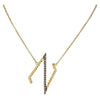 SJ2653 - Yellow Sapphire with Brown Diamond Necklace Set in 18K Gold by Kavant & Sharart