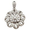 SJ1306 - Diamond Pendant Set in 18 Karat White Gold Settings