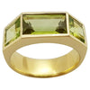 SJ2649 - Peridot Ring Set in 18 Karat Gold Settings