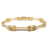 SJ2259 - Biker Diamond Bracelet Set in 18 Karat Gold Settings