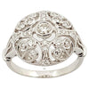 SJ2885 - Diamond Ring Set in 18 Karat White Gold Settings