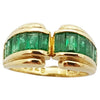 SJ2925 - Emerald Ring Set in 18 Karat Gold Settings