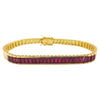 SJ2497 - Ruby Bracelet Set in 18 Karat Gold Settings