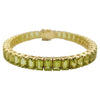 SJ2859 - Peridot Bracelet Set in 14 Karat Gold Settings
