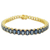 SJ6034 - Blue Sapphire Bracelet Set in 14 Karat Gold Settings