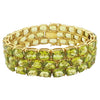 SJ6282 - Peridot Bracelet Set in 14 Karat Gold Settings