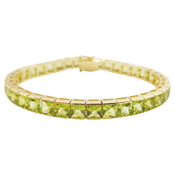 JB0100T - Peridot Bracelet Set in 14 Karat Gold Setting