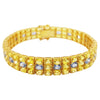 SJ2505 - Yellow Sapphire with Blue Sapphire Bracelet Set in 18 Karat Gold Settings