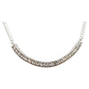 JN0013R - White Sapphire Necklace Set in 18 Karat White Gold Setting