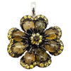 SJ3209 - Tourmaline and Yellow Sapphire Pendant set in Silver Settings