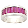 SJ3089 - Ruby Ring set in Silver Settings