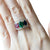 JR0982R - Blue Sapphire, Ruby, Emerald and Diamond Ring set in 18K Gold Setting